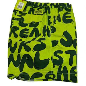BRAND NEW Banks Journal Deepest Reaches Board Short Green Size Medium MSRP 90$